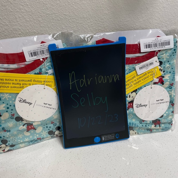 Little Sleepies Mickey Winter Wonderland two piece set - twin bundle - Picture 2 of 2